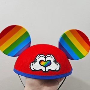 Disney Parks Mickey Mouse Rainbow Ears Hat for Adults